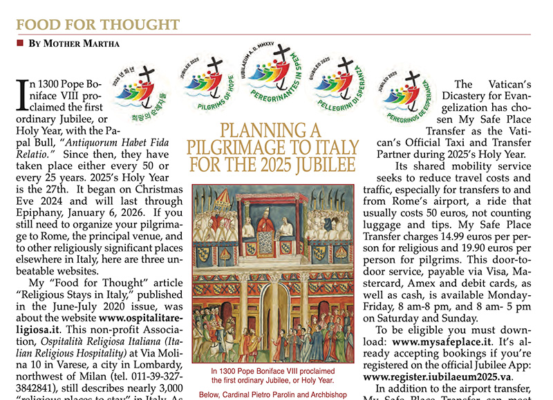 Planning A Pilgrimage To Italy For The 2025 Jubilee