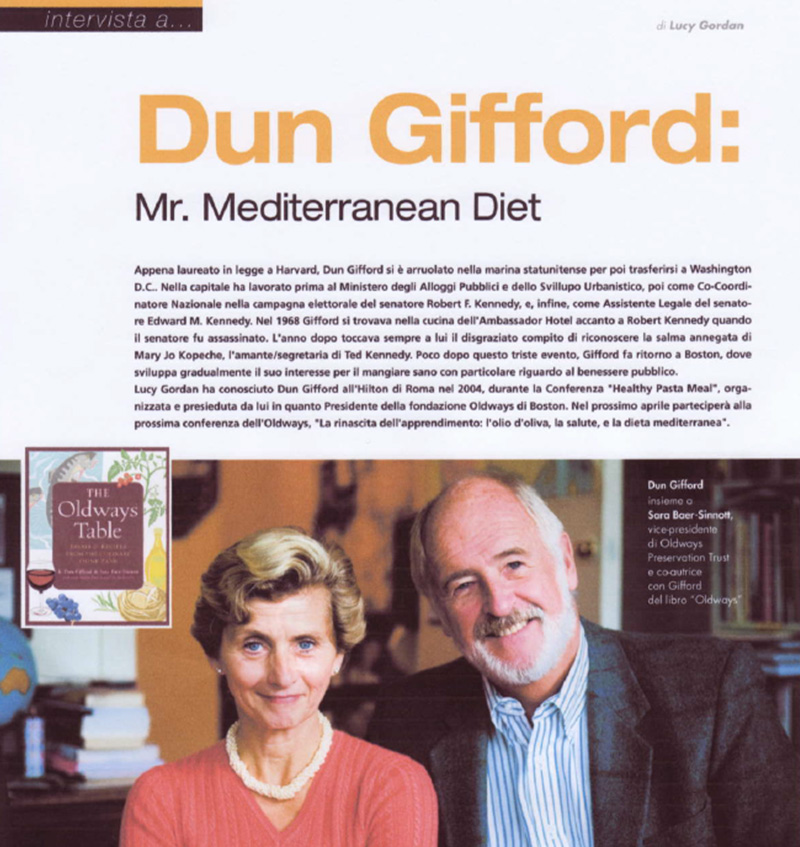 Mr. Mediterranean diet