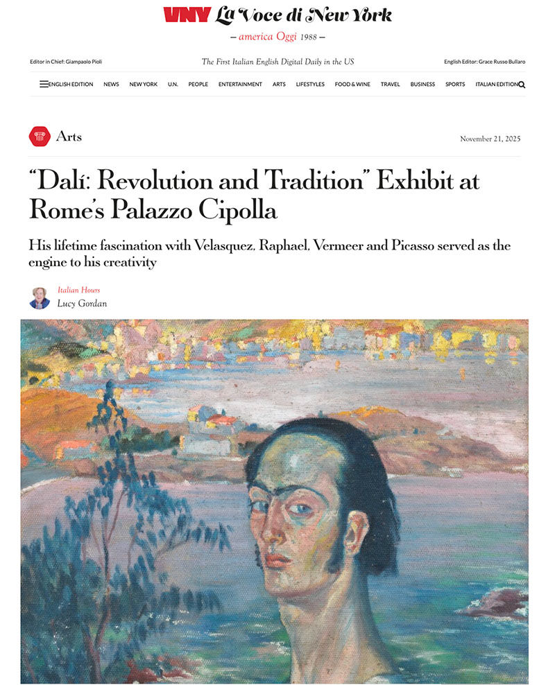 "Dalí: Revolution and Tradition” Exhibit at Rome’s Palazzo Cipolla
